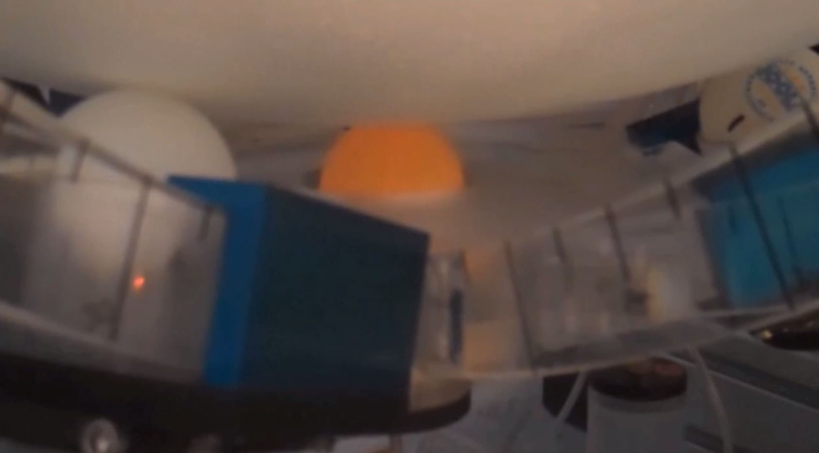 Large Spherical Treadmill Video Capture